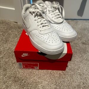 Nike Women’s White Court Vision Low Sneakers